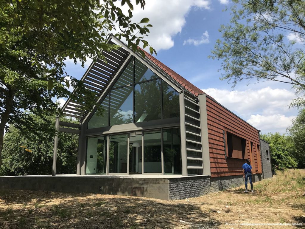 maison bioclimatique tuile bardage brique verrière l Keteland Architecteurs