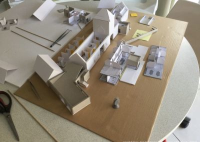 Maquette extension centre équestre l Keteland Architecteurs