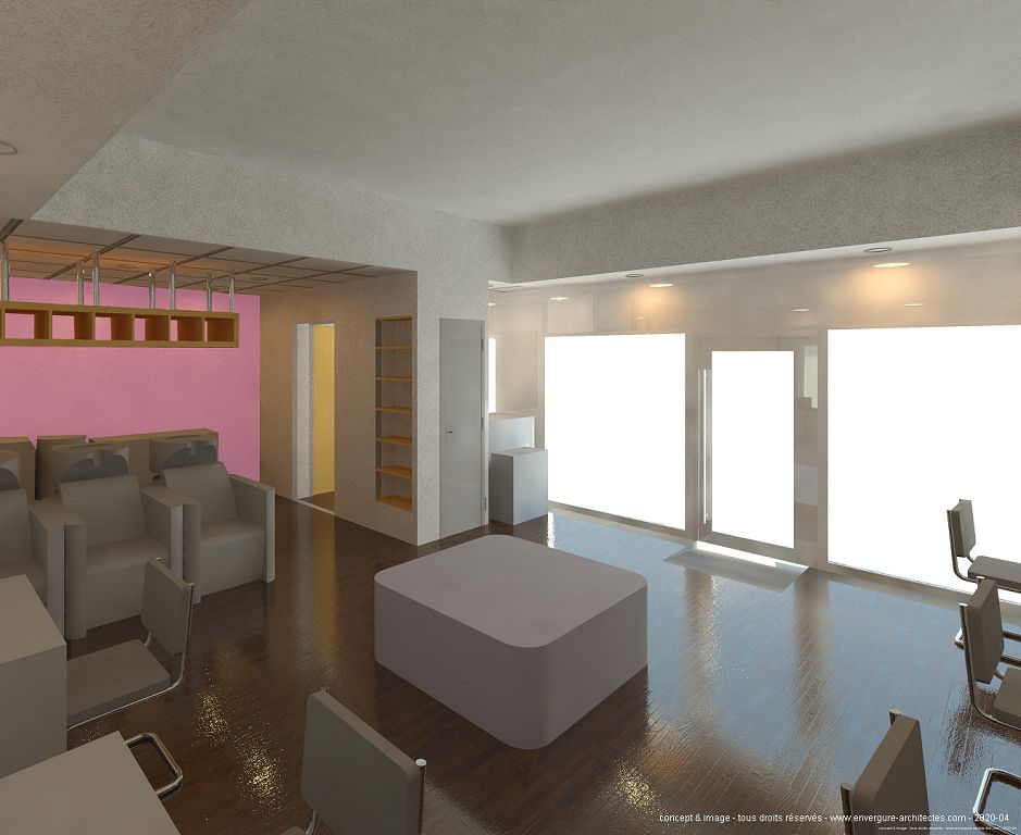 rénovation salon de coiffure